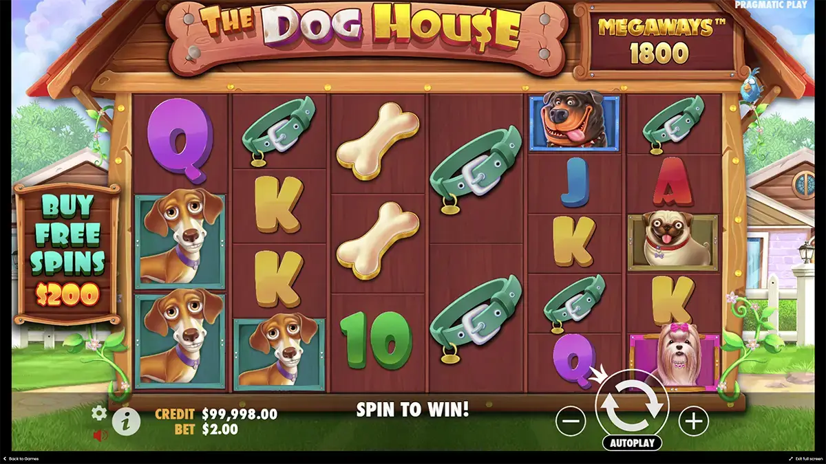 Слот The Dog House Megaways от Pragmatic Play для украинских игроков