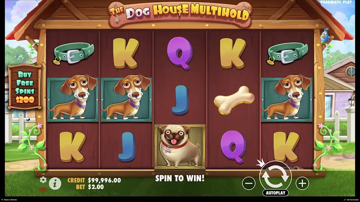 Символы в The Dog House Multihold